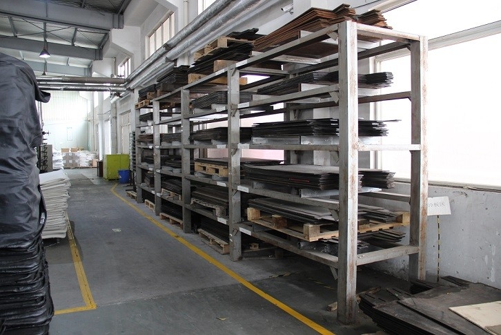 Qingdao Hongde New Material Co., Ltd linha de produção da fábrica